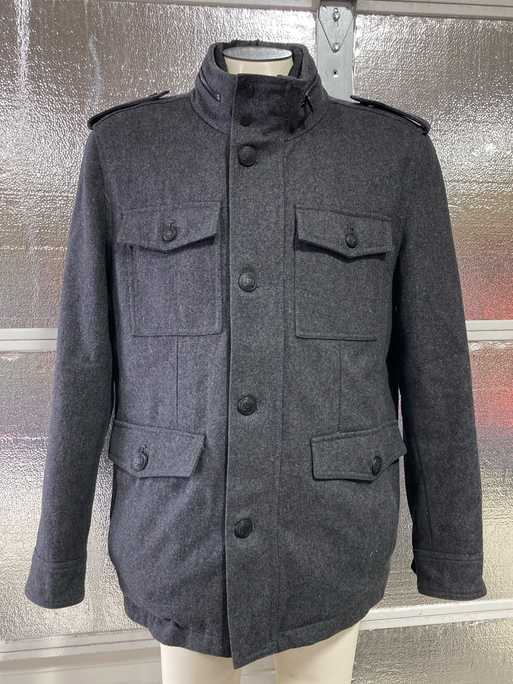 Black Rivet Coat